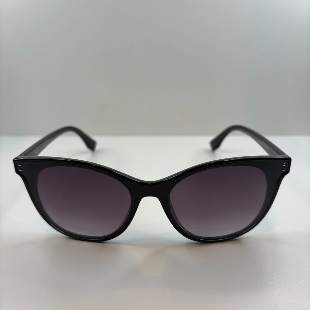 NANETTE LEOPRE SUNGLASSES HHNN0214-R NN313 OX BLACK SUNGLASSES - Picture 2 of 15